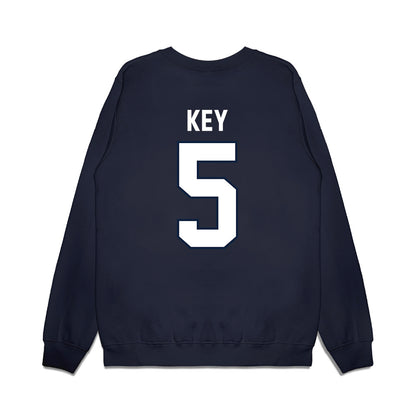 UConn - NCAA Football : Aaron Key - Vintage Helmet Premium Crewneck Sweatshirt-1