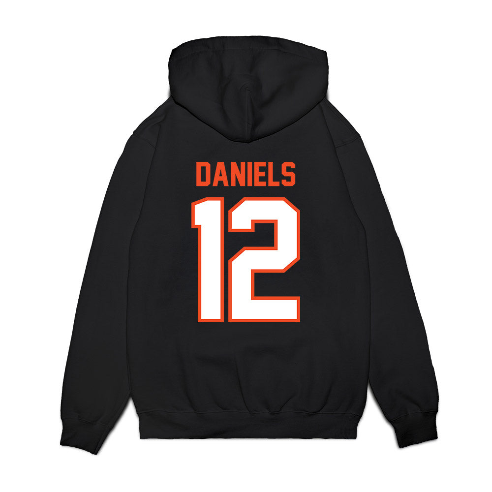 Auburn - NCAA Football : Ashton Daniels - Vintage Helmet Premium Hooded Sweatshirt-1