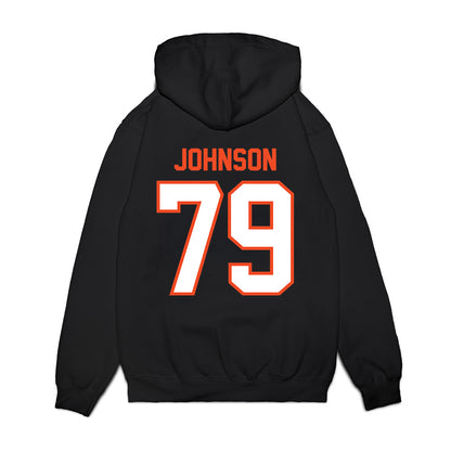 Auburn - NCAA Football : Tyler Johnson - Vintage Helmet Premium Hooded Sweatshirt-1