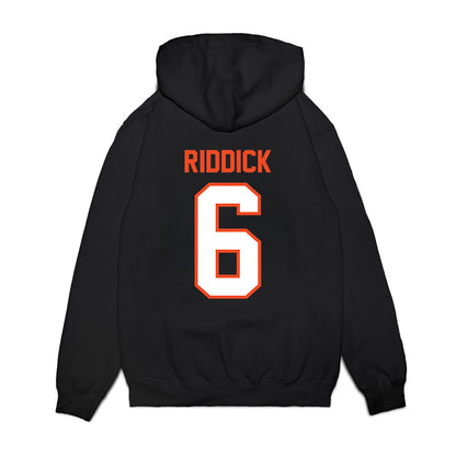 Auburn - NCAA Football : Demarcus Riddick - Vintage Helmet Premium Hooded Sweatshirt-1