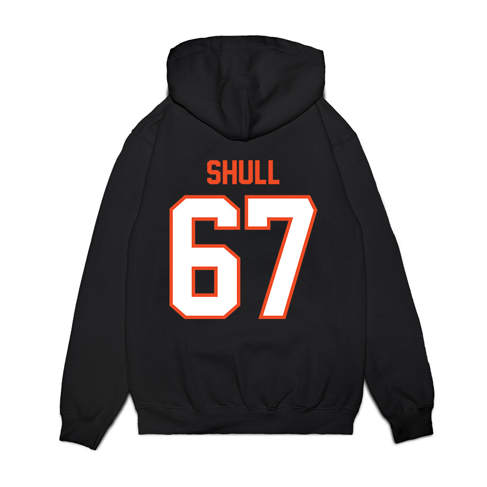 Auburn - NCAA Football : Broderick Shull - Vintage Helmet Premium Hooded Sweatshirt-1