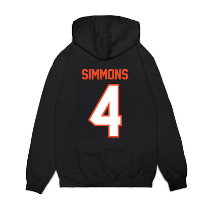 Auburn - NCAA Football : Malcolm Simmons - Vintage Helmet Premium Hooded Sweatshirt-1