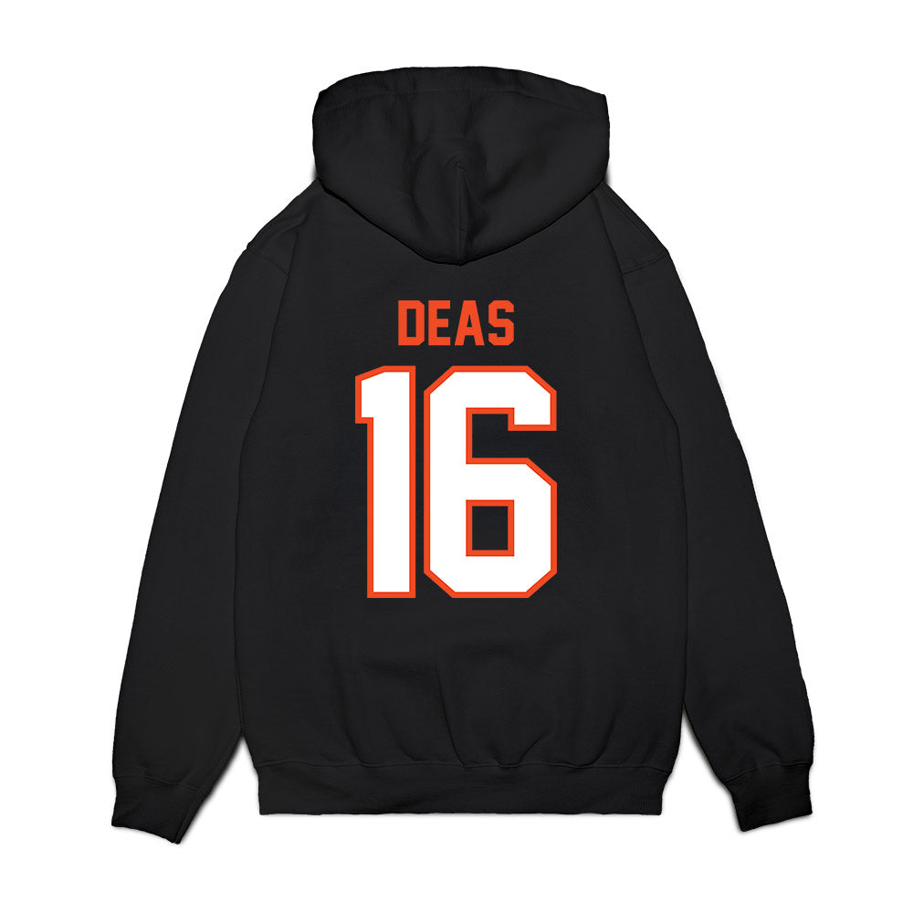 Auburn - NCAA Football : Bryce Deas - Vintage Helmet Premium Hooded Sweatshirt-1