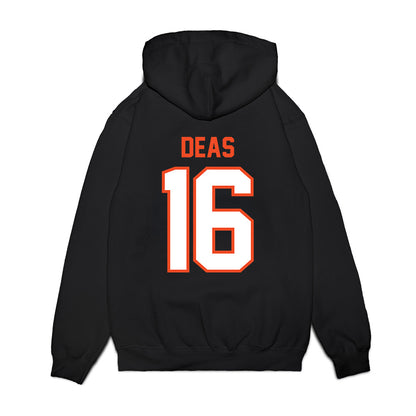 Auburn - NCAA Football : Bryce Deas - Vintage Helmet Premium Hooded Sweatshirt-1