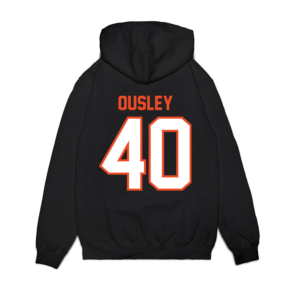 Auburn - NCAA Football : Hunter Ousley - Vintage Helmet Premium Hooded Sweatshirt-1