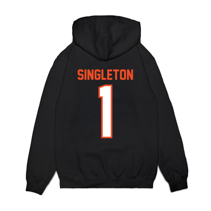 Auburn - NCAA Football : Eric Singleton - Vintage Helmet Premium Hooded Sweatshirt-1