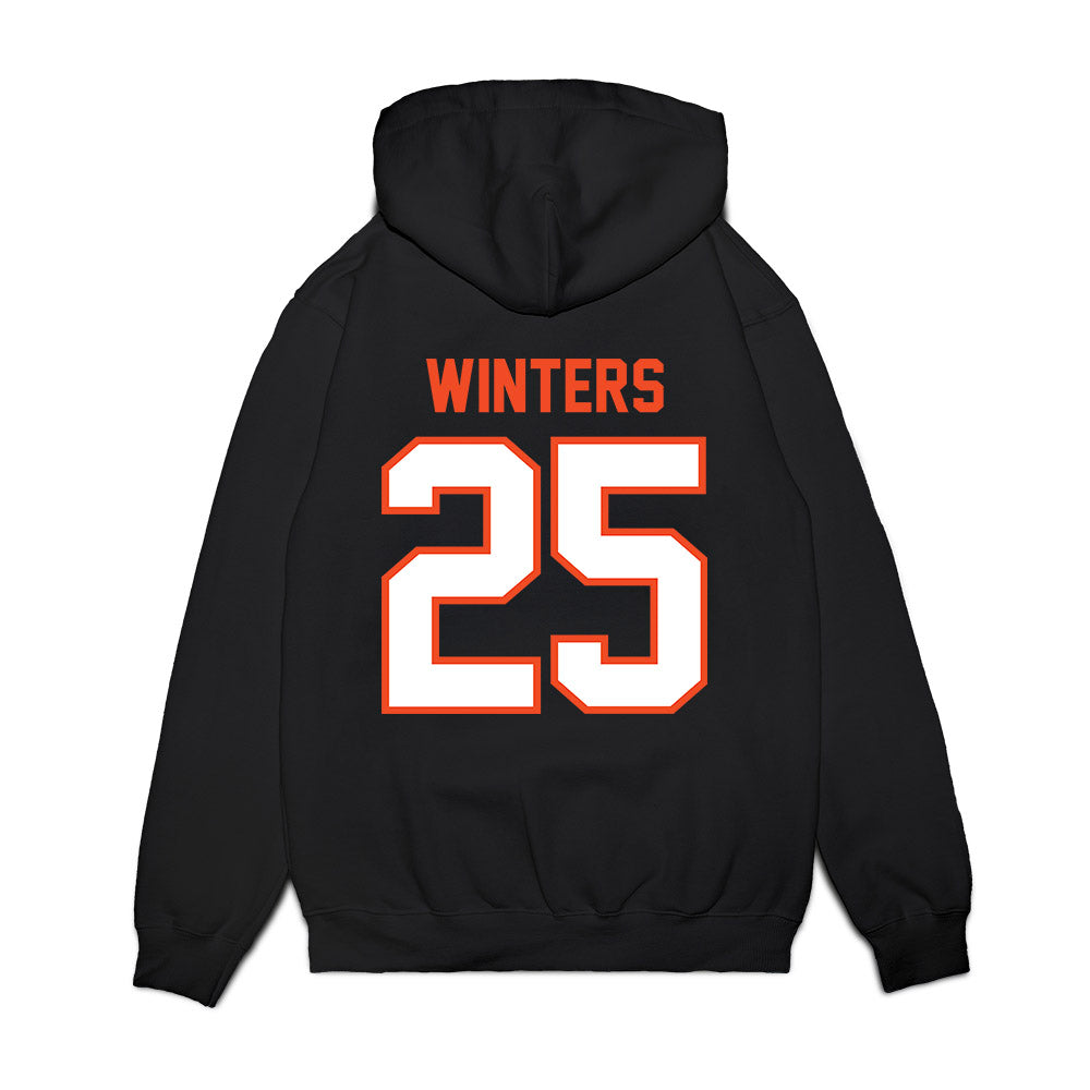 Auburn - NCAA Football : Eric Winters - Vintage Helmet Premium Hooded Sweatshirt-1