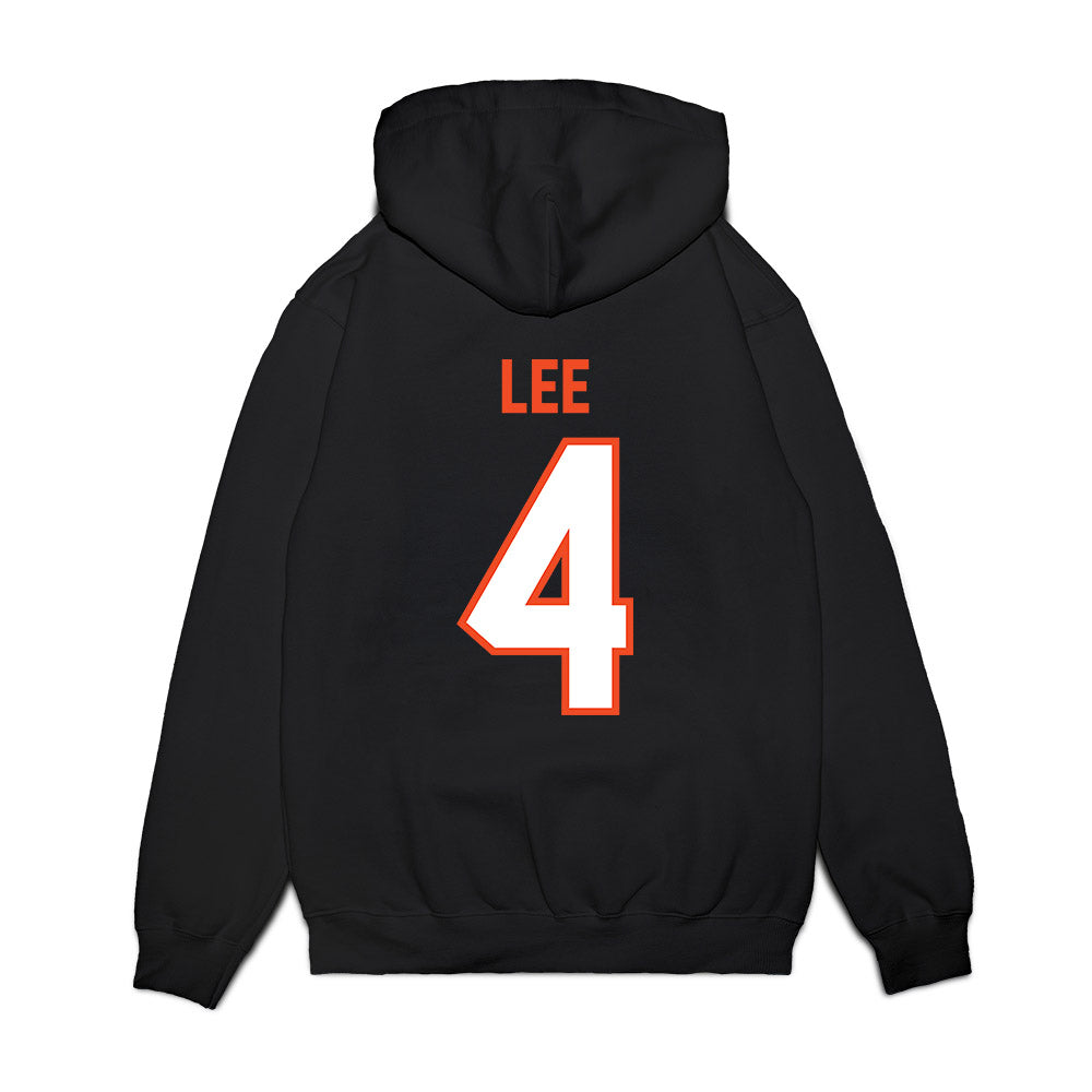 Auburn - NCAA Football : Kayin Lee - Vintage Helmet Premium Hooded Sweatshirt-1