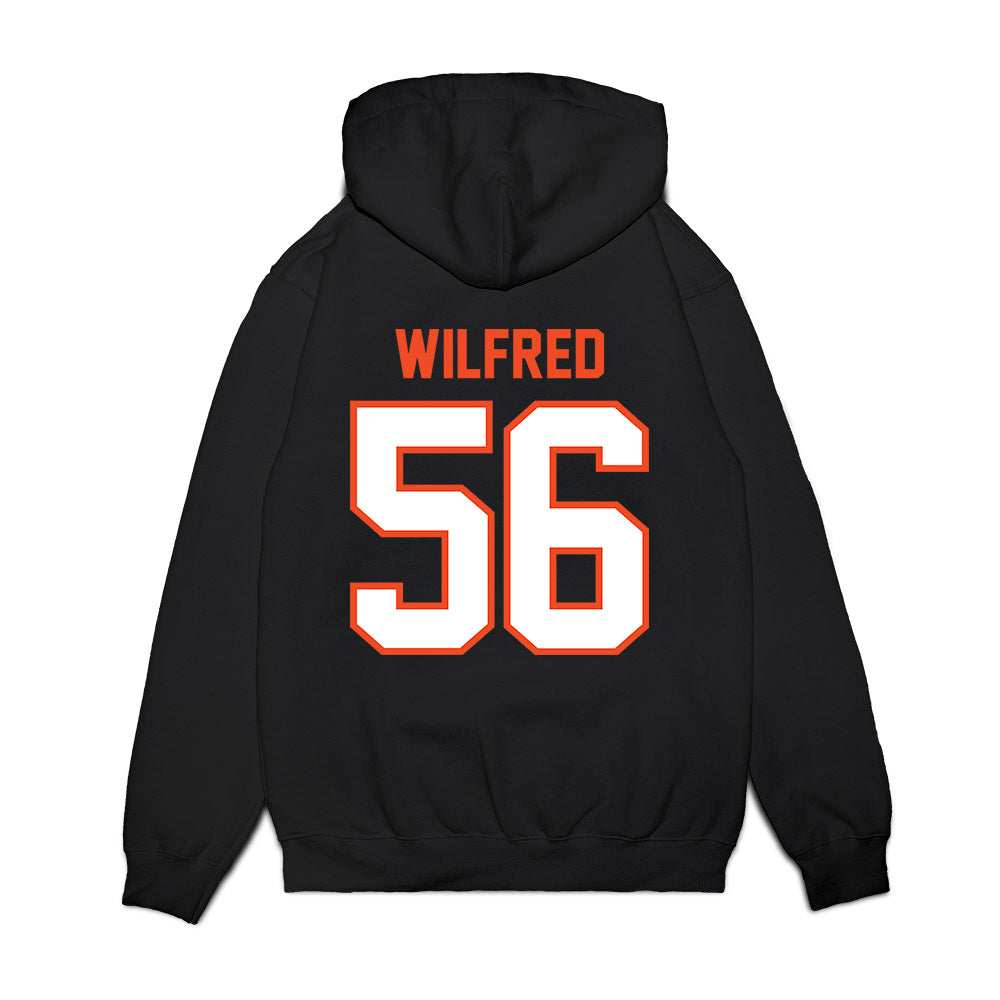 Auburn - NCAA Football : Seth Wilfred - Vintage Helmet Premium Hooded Sweatshirt-1