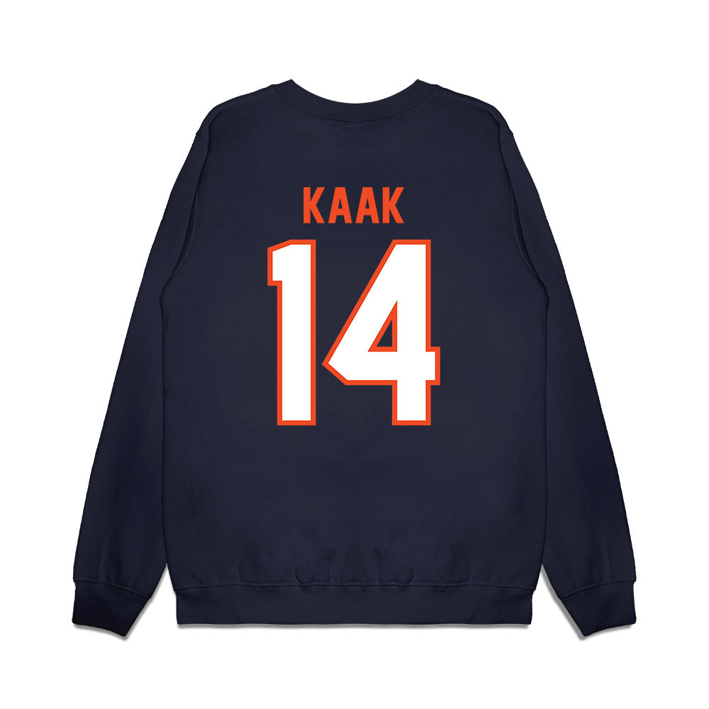 Auburn - NCAA Football : Hudson Kaak - Vintage Helmet Premium Crewneck Sweatshirt-1