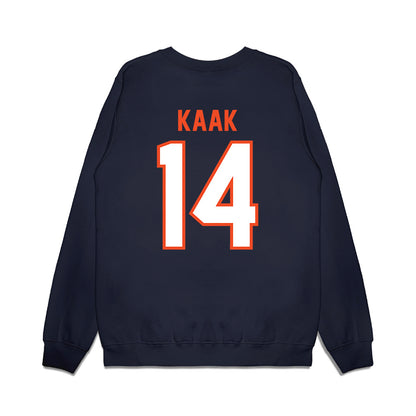 Auburn - NCAA Football : Hudson Kaak - Vintage Helmet Premium Crewneck Sweatshirt-1