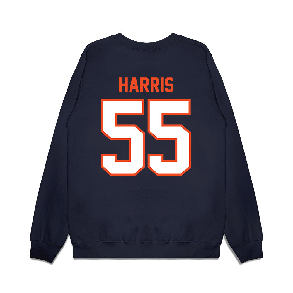 Auburn - NCAA Football : Malachi Harris - Vintage Helmet Premium Crewneck Sweatshirt-1