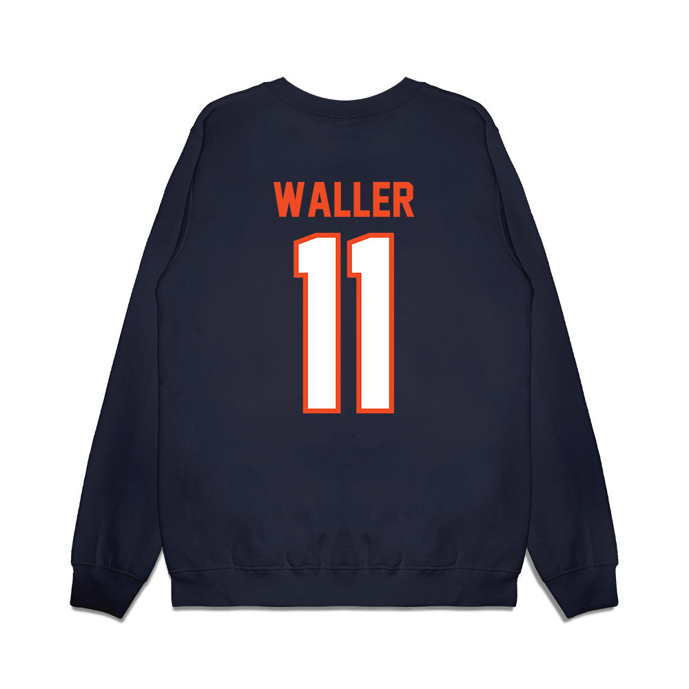 Auburn - NCAA Football : Jamonta Waller - Vintage Helmet Premium Crewneck Sweatshirt-1