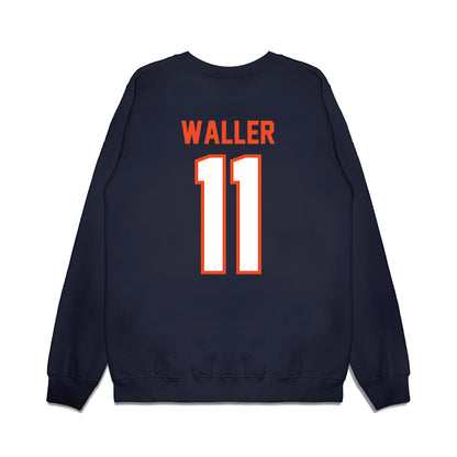 Auburn - NCAA Football : Jamonta Waller - Vintage Helmet Premium Crewneck Sweatshirt-1