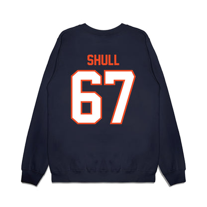 Auburn - NCAA Football : Broderick Shull - Vintage Helmet Premium Crewneck Sweatshirt-1