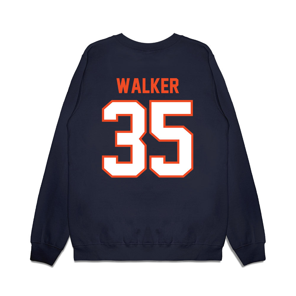 Auburn - NCAA Football : Dallas Walker - Vintage Helmet Premium Crewneck Sweatshirt-1