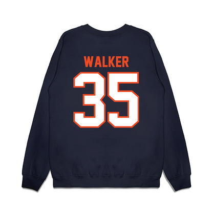 Auburn - NCAA Football : Dallas Walker - Vintage Helmet Premium Crewneck Sweatshirt-1
