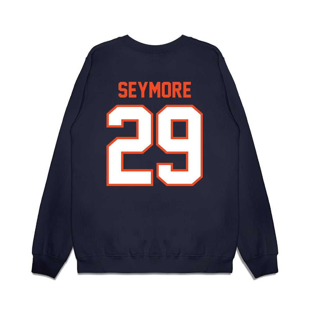 Auburn - NCAA Football : Taye Seymore - Vintage Helmet Premium Crewneck Sweatshirt-1