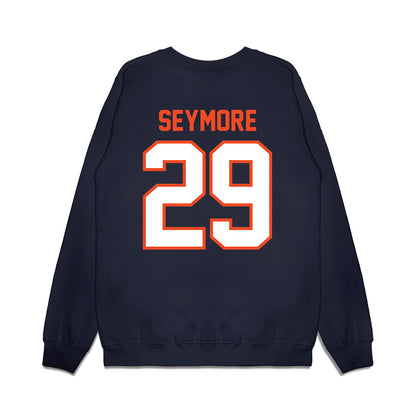 Auburn - NCAA Football : Taye Seymore - Vintage Helmet Premium Crewneck Sweatshirt-1