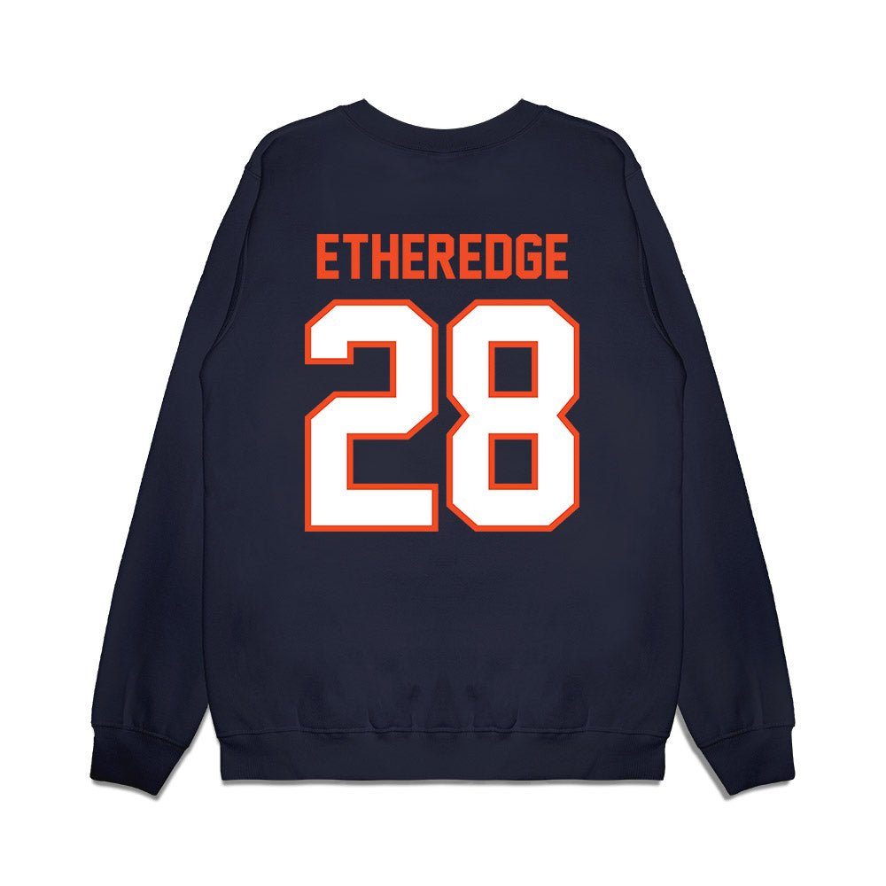 Auburn - NCAA Football : Camden Etheredge - Vintage Helmet Premium Crewneck Sweatshirt-1