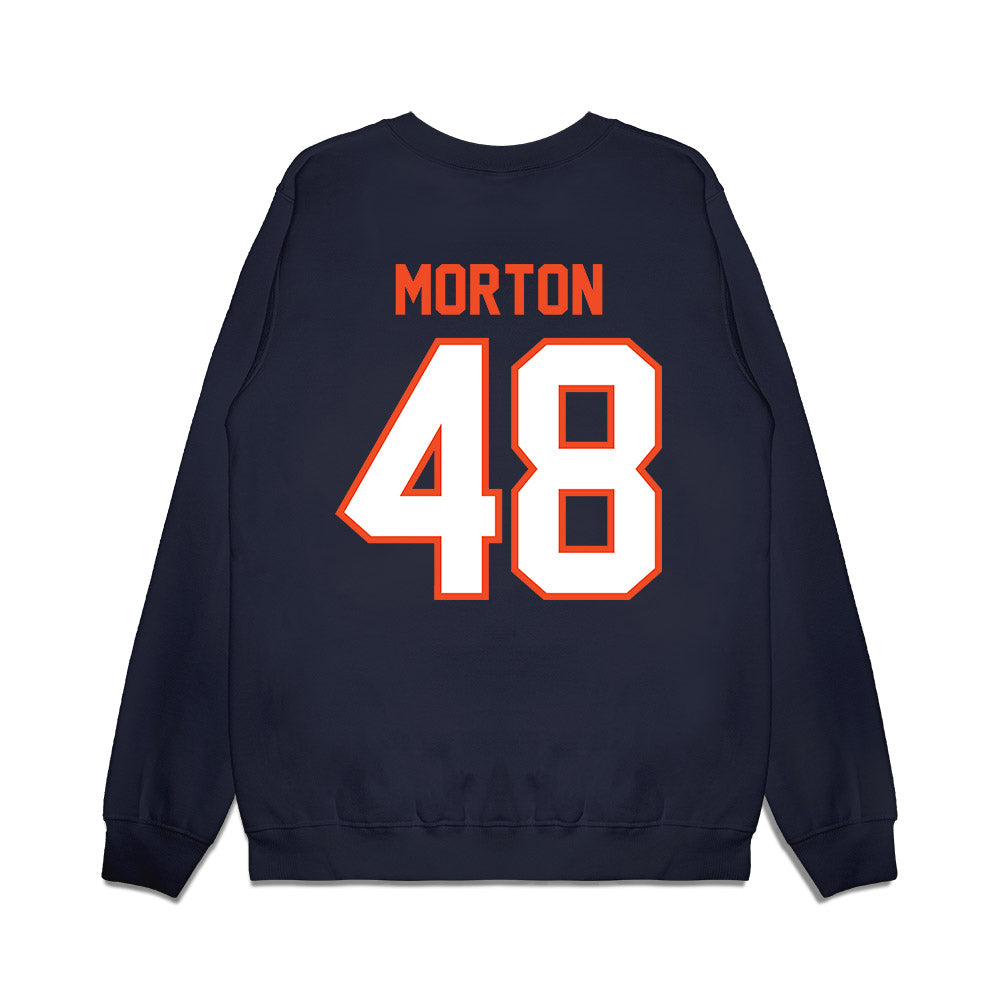 Auburn - NCAA Football : Eli Morton - Vintage Helmet Premium Crewneck Sweatshirt-1