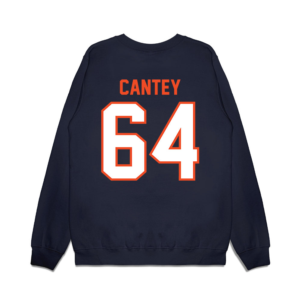 Auburn - NCAA Football : Benton Cantey - Vintage Helmet Premium Crewneck Sweatshirt-1