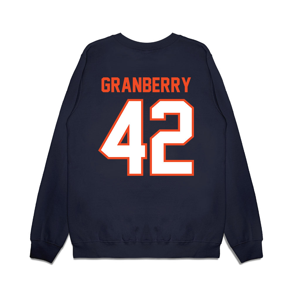 Auburn - NCAA Football : Coleman Granberry - Vintage Helmet Premium Crewneck Sweatshirt-1