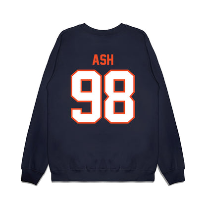 Auburn - NCAA Football : James Ash - Vintage Helmet Premium Crewneck Sweatshirt-1