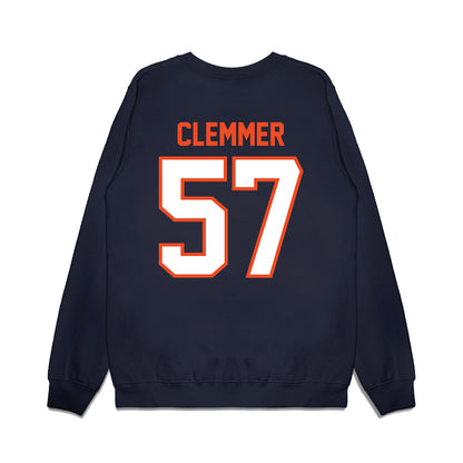Auburn - NCAA Football : Harrison Clemmer - Vintage Helmet Premium Crewneck Sweatshirt-1