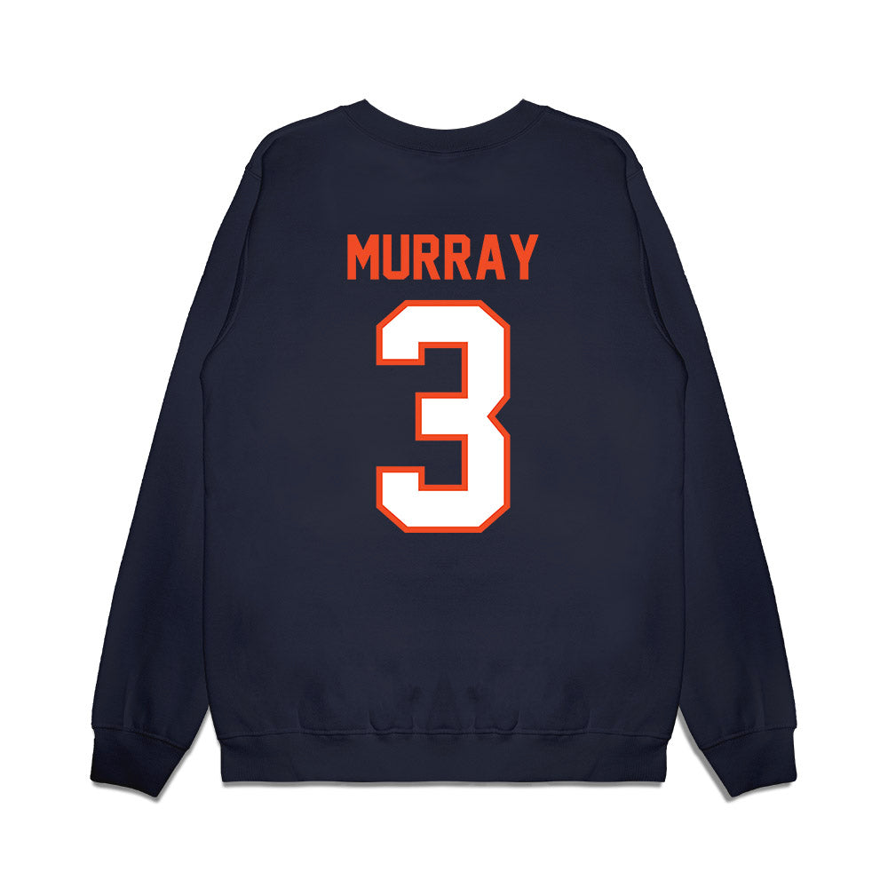 Auburn - NCAA Football : Chris Murray - Vintage Helmet Premium Crewneck Sweatshirt-1