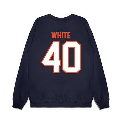 Auburn - NCAA Football : Jake White - Vintage Helmet Premium Crewneck Sweatshirt-1