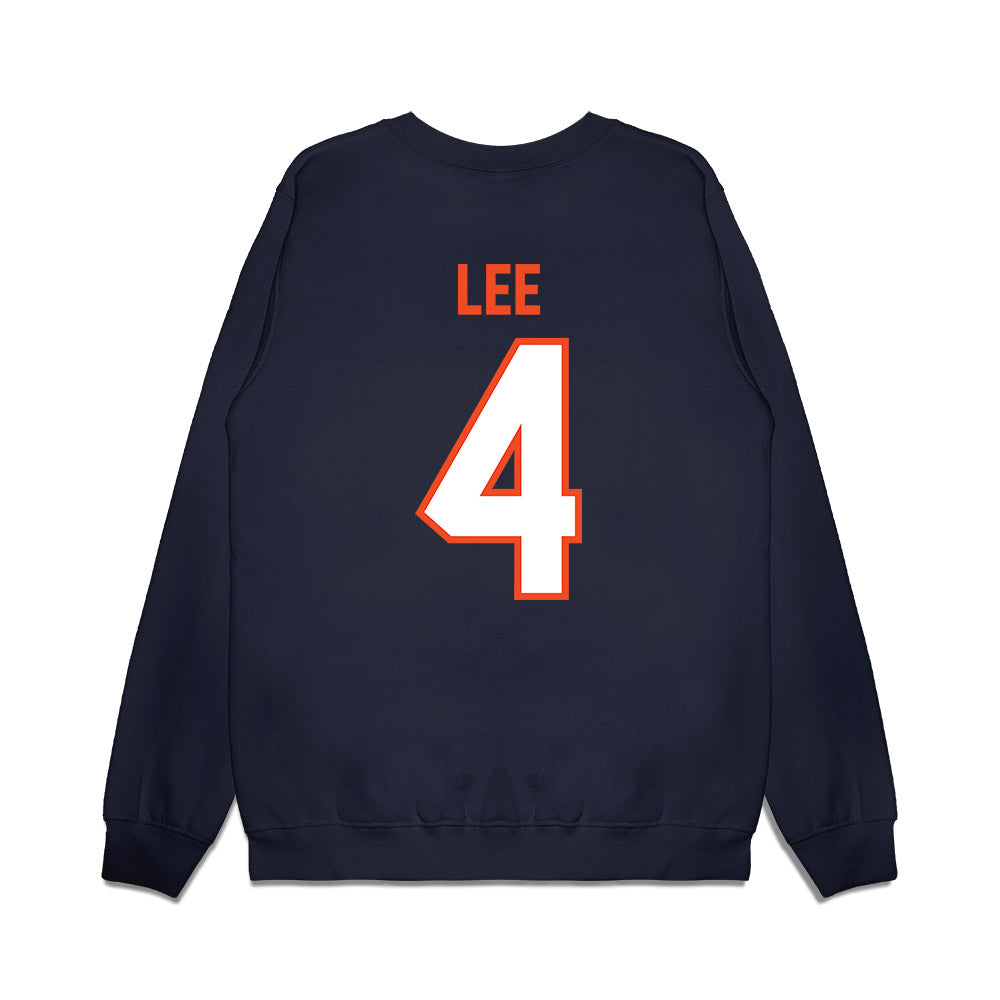 Auburn - NCAA Football : Kayin Lee - Vintage Helmet Premium Crewneck Sweatshirt-1