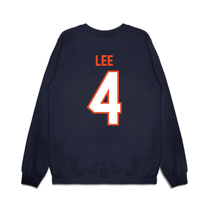 Auburn - NCAA Football : Kayin Lee - Vintage Helmet Premium Crewneck Sweatshirt-1