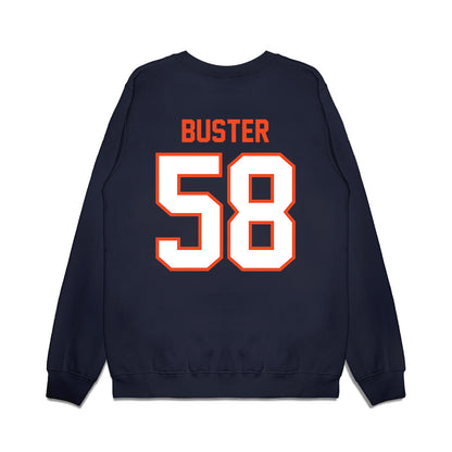 Auburn - NCAA Football : Tai Buster - Vintage Helmet Premium Crewneck Sweatshirt-1
