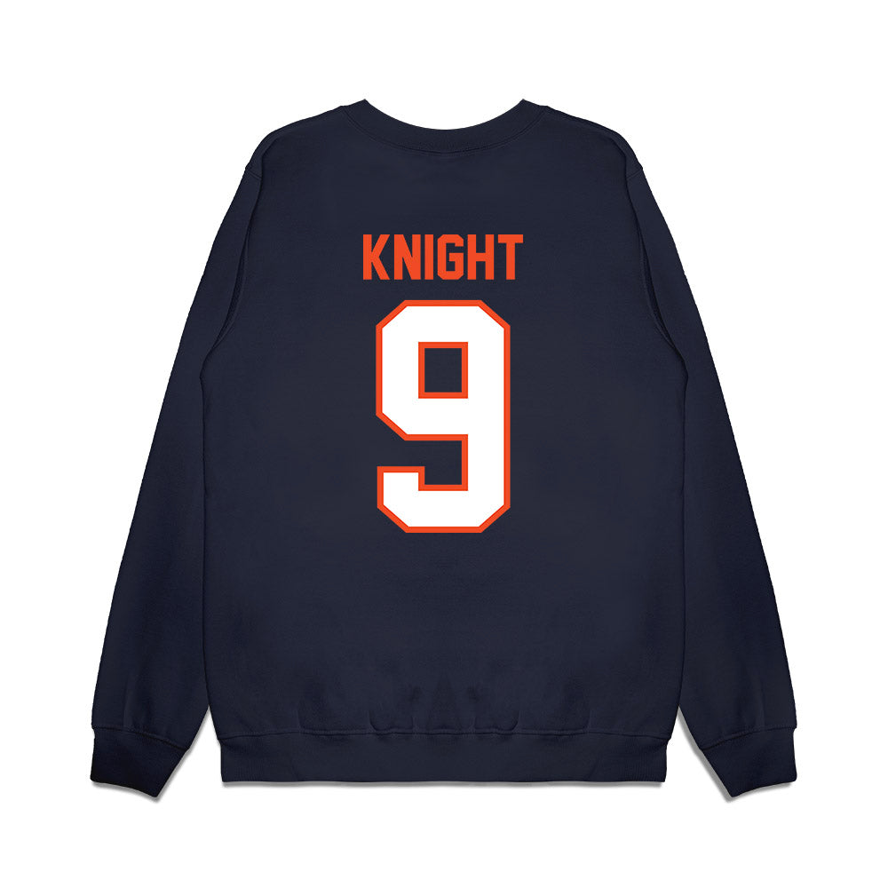 Auburn - NCAA Football : Deuce Knight - Vintage Helmet Premium Crewneck Sweatshirt-1
