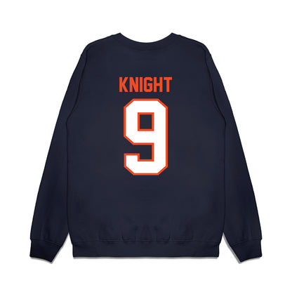Auburn - NCAA Football : Deuce Knight - Vintage Helmet Premium Crewneck Sweatshirt-1
