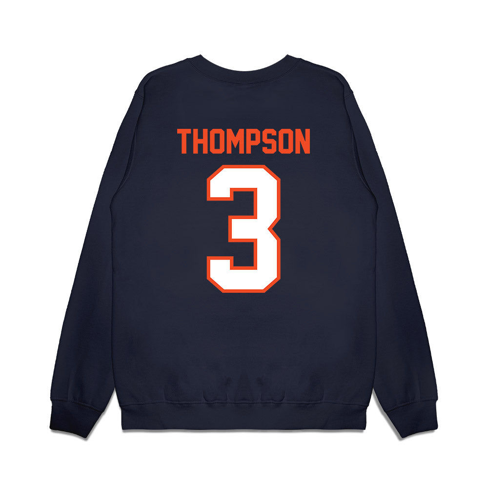 Auburn - NCAA Football : Perry Thompson - Vintage Helmet Premium Crewneck Sweatshirt-1