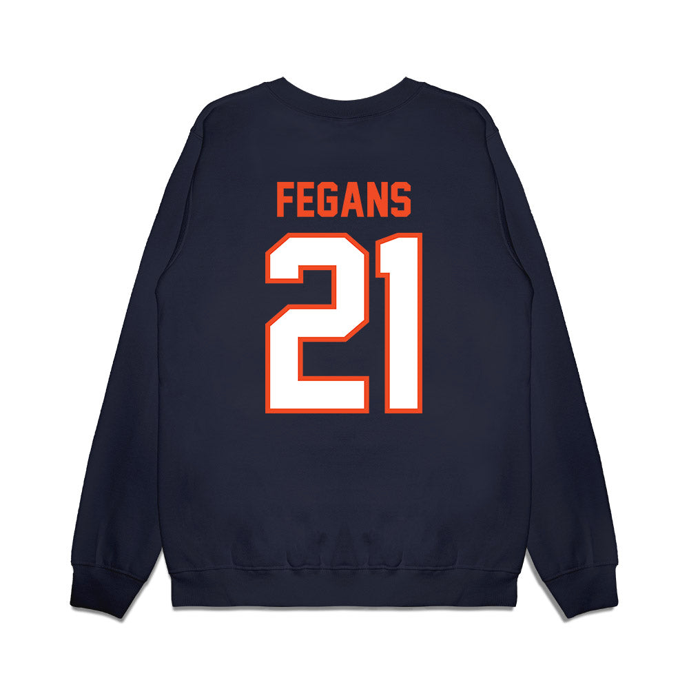 Auburn - NCAA Football : Anquon Fegans - Vintage Helmet Premium Crewneck Sweatshirt-1