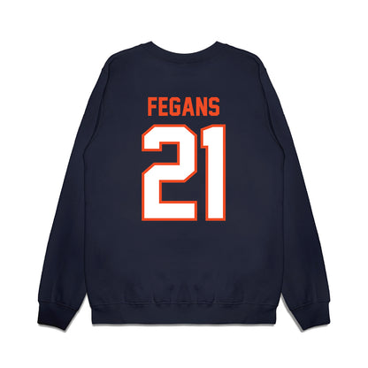 Auburn - NCAA Football : Anquon Fegans - Vintage Helmet Premium Crewneck Sweatshirt-1