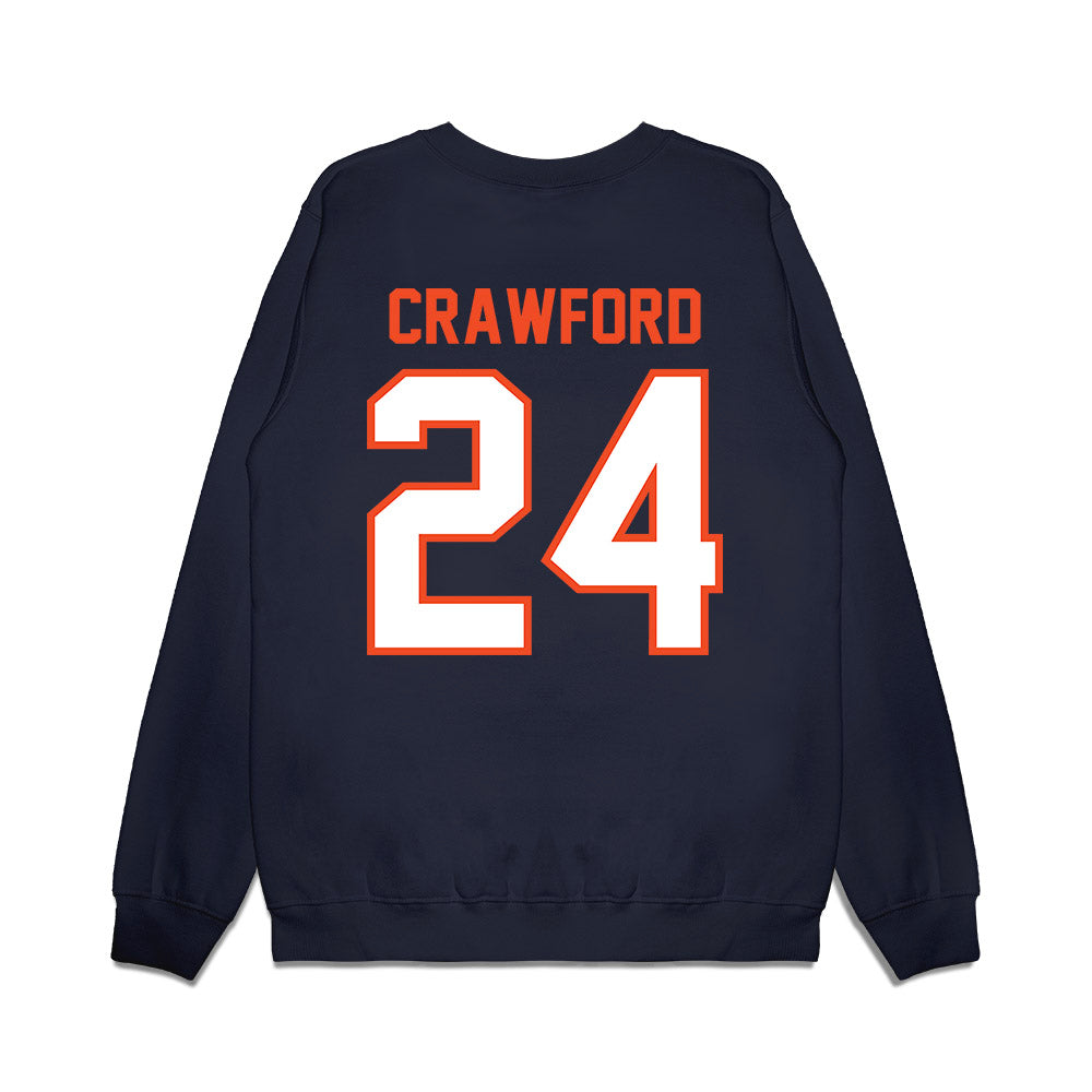 Auburn - NCAA Football : Keyron Crawford - Vintage Helmet Premium Crewneck Sweatshirt-1