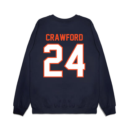 Auburn - NCAA Football : Keyron Crawford - Vintage Helmet Premium Crewneck Sweatshirt-1