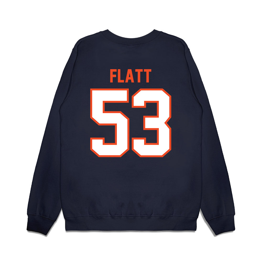 Auburn - NCAA Football : John Henry Flatt - Vintage Helmet Premium Crewneck Sweatshirt-1