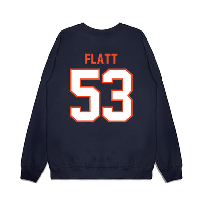 Auburn - NCAA Football : John Henry Flatt - Vintage Helmet Premium Crewneck Sweatshirt-1
