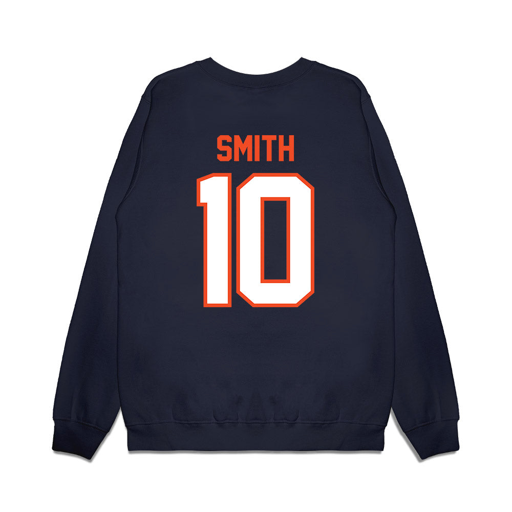 Auburn - NCAA Football : Derick Duke Smith - Vintage Helmet Premium Crewneck Sweatshirt-1