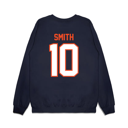 Auburn - NCAA Football : Derick Duke Smith - Vintage Helmet Premium Crewneck Sweatshirt-1
