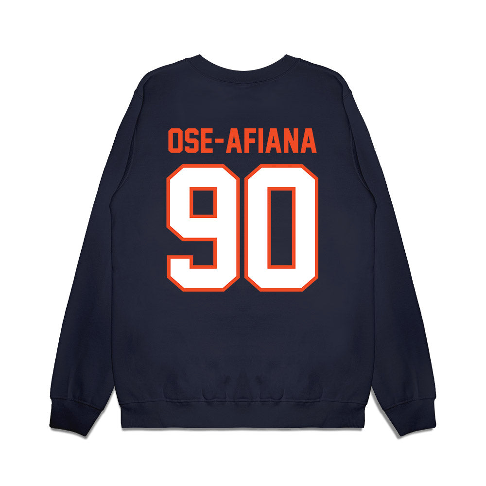 Auburn - NCAA Football : Christian Ose-Afiana - Vintage Helmet Premium Crewneck Sweatshirt-1