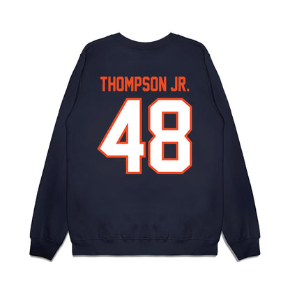 Auburn - NCAA Football : C Thompson Jr. - Vintage Helmet Premium Crewneck Sweatshirt-1