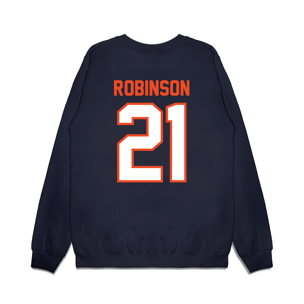 Auburn - NCAA Football : Durell Robinson - Vintage Helmet Premium Crewneck Sweatshirt-1