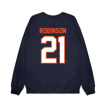 Auburn - NCAA Football : Durell Robinson - Vintage Helmet Premium Crewneck Sweatshirt-1