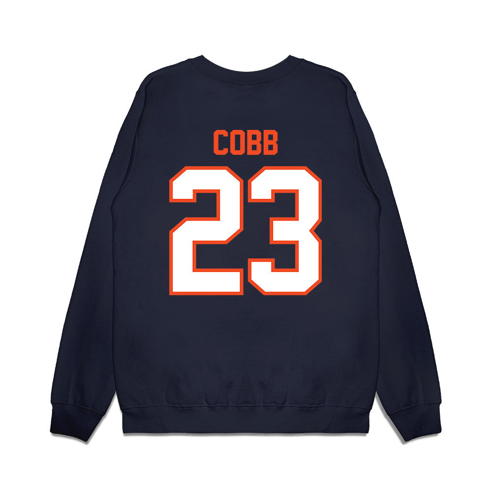 Auburn - NCAA Football : Jeremiah Cobb - Vintage Helmet Premium Crewneck Sweatshirt-1